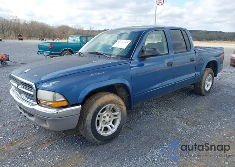 2004 Dodge Dakota Slt from USA, damaged, VIN 1D7HL48N94S657302
